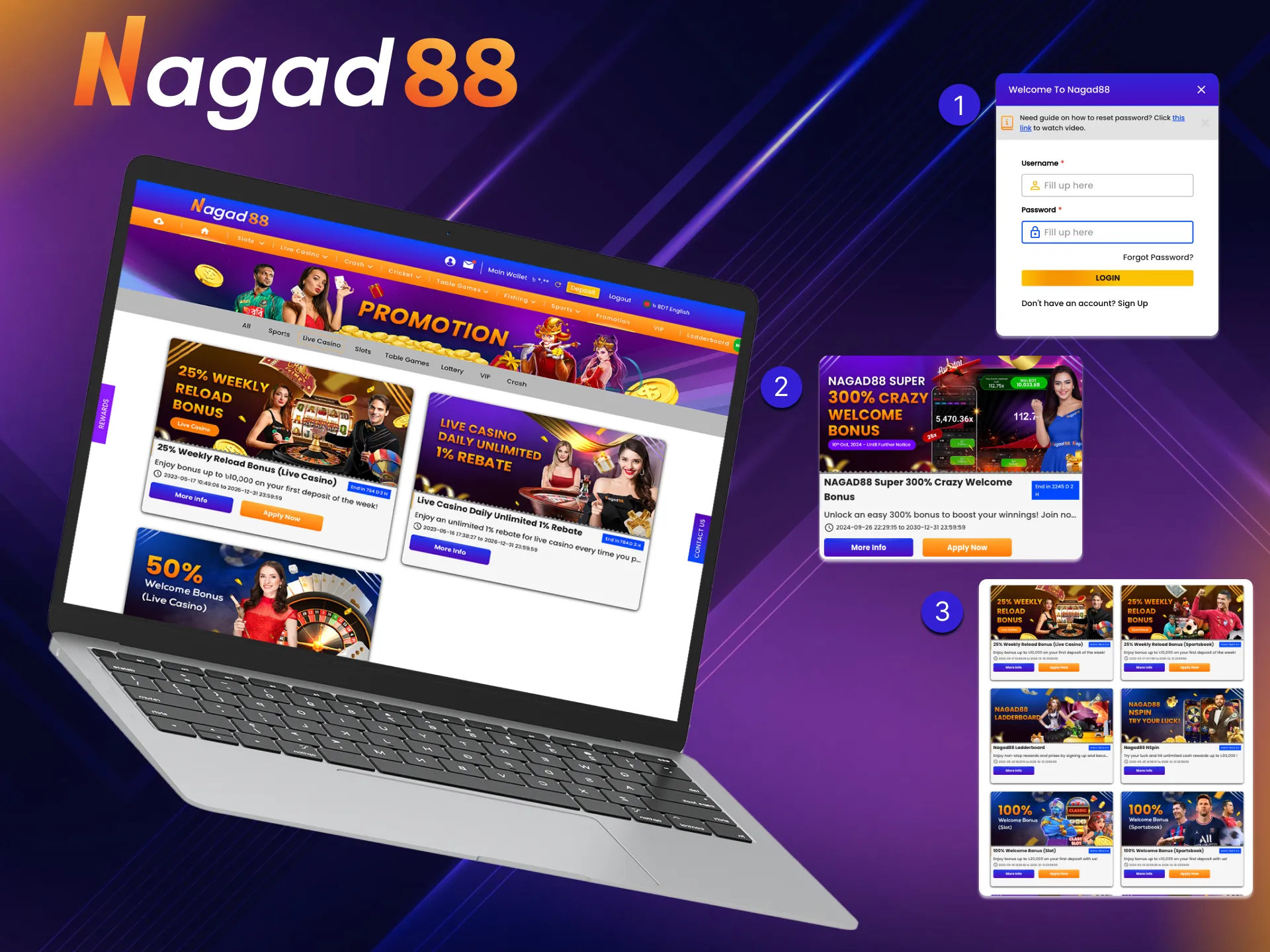 How to use the Nagad88 online casino bonuses you have received.