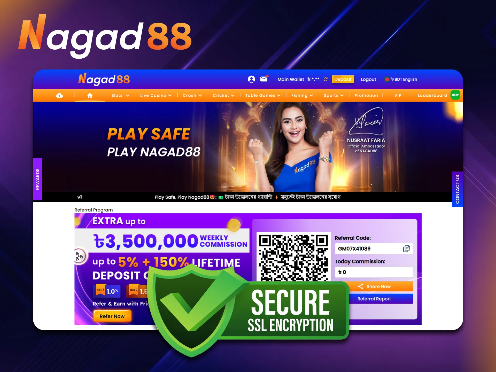 Nagad88 security and data protection.