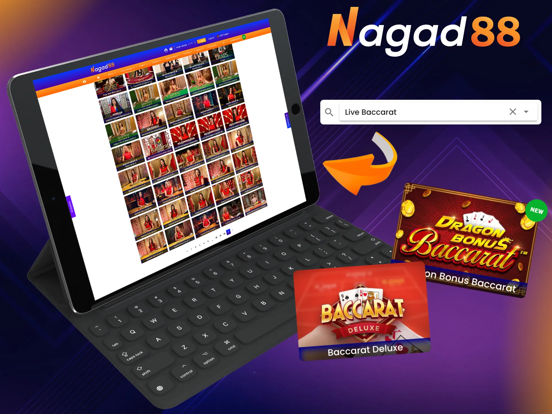 Live Baccarat provides an exciting casino gaming experience at Nagad88 that everyone will enjoy.