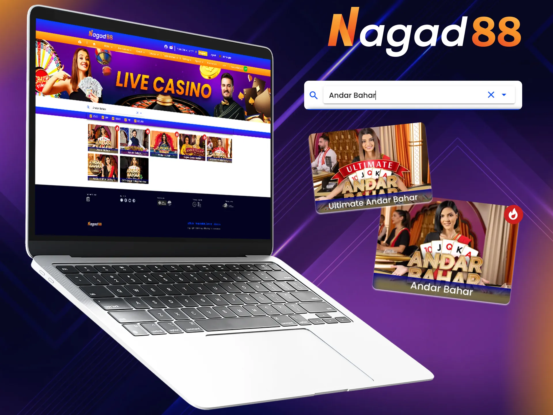 Playtech Live Andar Bahar is an addictive and simple card game on Nagad88 in which you have to be pay attention.