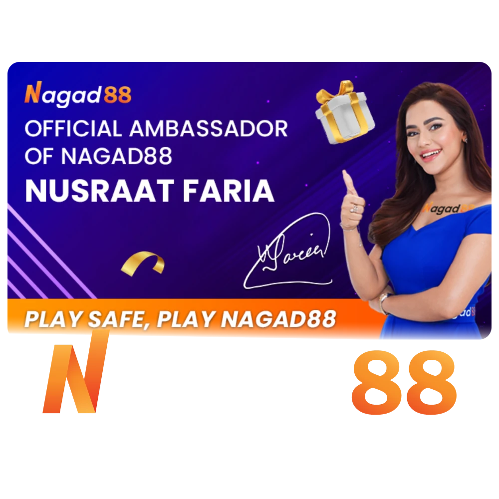 Nusraat Faria is official ambassador of Nagad88.