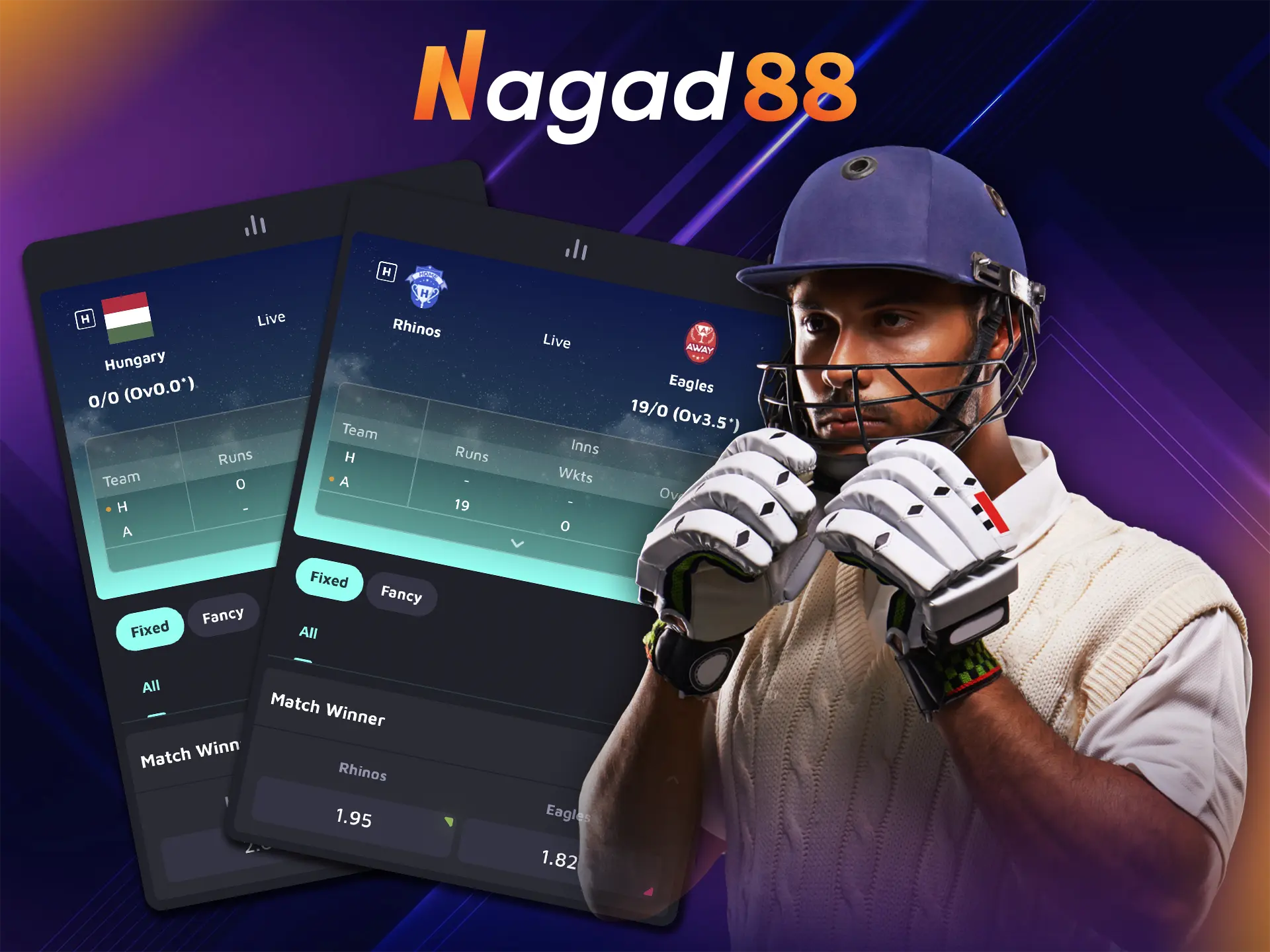 Explore the available betting options at Nagad88 and make your prediction with the bookmaker Nagad88.